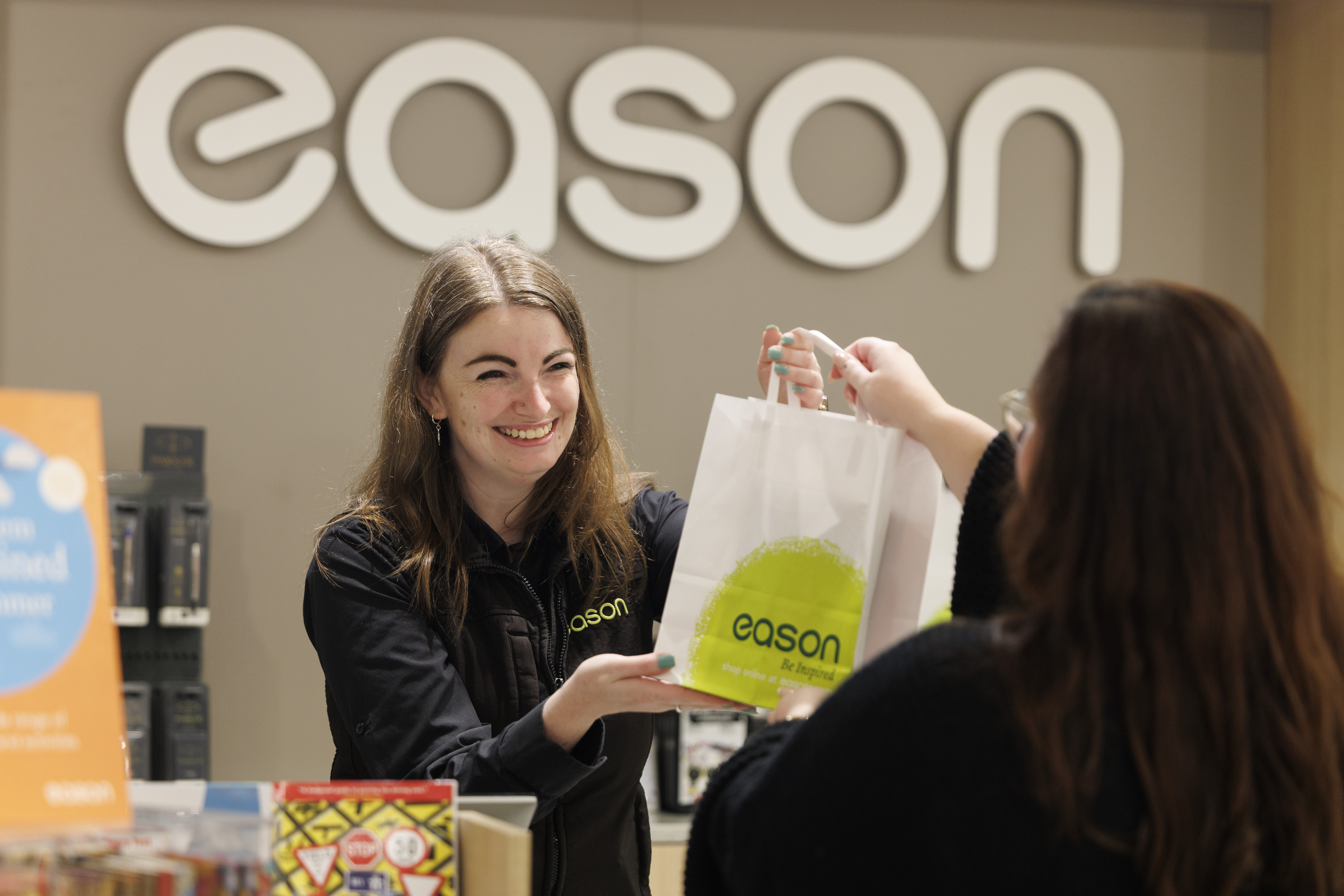 <p>At the heart of local communities. Our store colleagues bring the Eason experience to life. Whether recommending a great read, managing seasonal ranges, or creating vibrant in-store displays, they put customers first every day. We empower our teams to connect with shoppers, share their passion for books and gifts, and build relationships that keep customers coming back.</p> ?? 