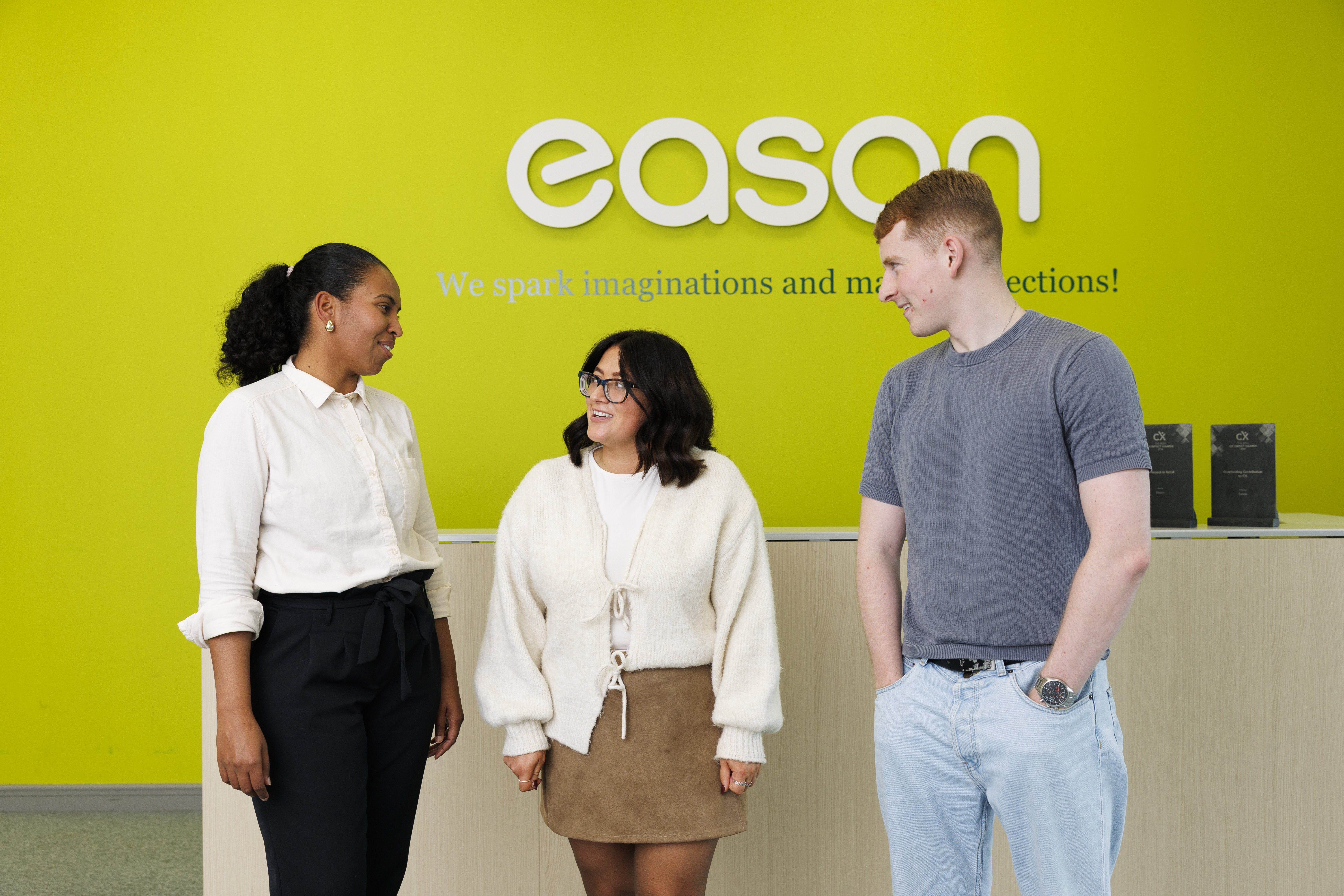 <p>Driving strategy and innovation, our support office teams shape the future of Eason. From buying and marketing to finance, IT, and HR, they combine deep expertise with a drive for continuous improvement. Together, we embrace new ideas, and collaborate across functions to deliver strategic growth and operational excellence.</p> ?? 